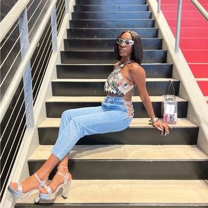 Mew Mew chainmail top. Worn once for Beyonce concert